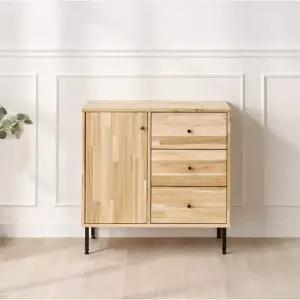 짜임 삼나무원목 800주방서랍수납장 그릇장