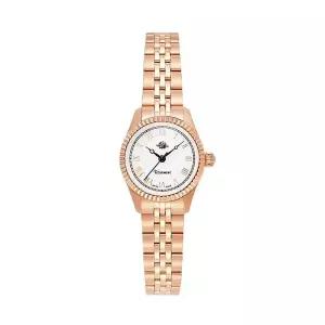[신세계라이브쇼핑]로즈몽 RS62-05RM-MT 앤틱 터치 로즈 라운드 여성 메탈 손목 시계