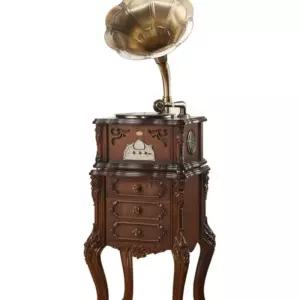 전축기 LP판 턴테이블 선반 오디오 LP플레이어 클래식 수납장