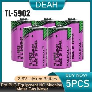 TADIRAN TL-5902 3.6V 1/2AA ER14250 LS14250 SL350 PLC 장비 미터 가스 1차 리튬 배터리 10개/묶음