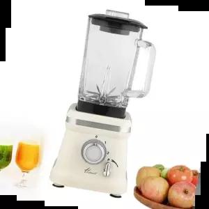 블랜더 한일 대용량 스퀘어 유리믹서기 고속 블렌딩 6중 칼날 레트로 유리용기 주서기