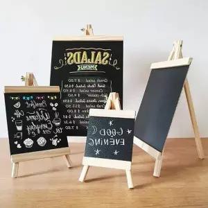 스탠드형 소형 이젤 20X36cm 칠판 간판 카페메뉴판 (KYR-WFGW440)