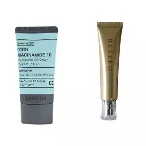 씨씨 톤업 나이아신아마이드 CC 크림 레티놀 0.1 세럼 모공 커버 여자 메이크업베이스