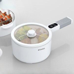 찜기 스마트 전기냄비 만능 인스턴트쿡 가정용 기숙사 800W 만두찜기 멀티 후라이팬 냄비