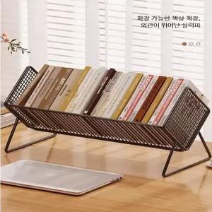 수납 이동식 미니 책장 2단 침대 옆 틈새 원목 선반 조립식 거실 서재 공간 활용 책꽂이