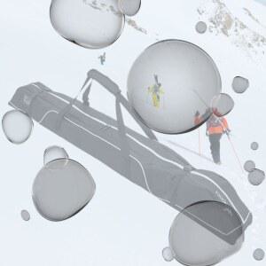 192cm 스노우보드 캐리 숄더 방수 스노우 스키 가방 내구성 조절 가능 기어 폴 및 액세서리용