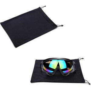 2개입 파이버 스키 고글 가방 파우치 선글라스 케이스 스노우 마스크 보호 장비 스노보드