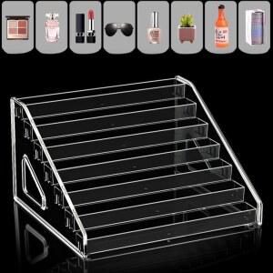 수집 투명 동전 뺏지 선반 코인 계단 거치대 수납함