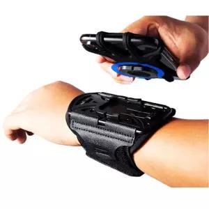 팔뚝 손목 장착 회전형 핸드폰 거치대 두손자유 상품운반