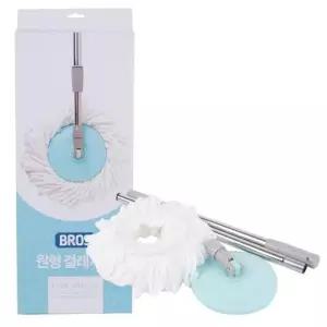 걸레 원형 극세사 밀대봉 세트