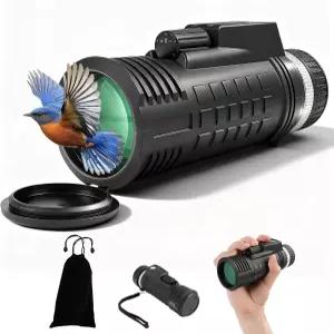 BOSTRON 8X42 단안 망원경 BAK4 프리즘 FMC 렌즈 거리 측정기 컴퍼스 조류 관찰 하이킹 콘서트 헌팅