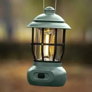 COB 레트실속로 감성 캠핑 L4(그린) 차박 텐트