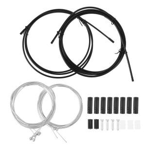 1세트 브레이크 변속기 키트 산악 자전거 교체용 케이블 기어 사이클링 액세서리