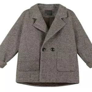 반코트 핸드메이드 모직 하프코트 여성의류 겨울의류