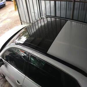 루프탑 브라켓 아우디 A3 S3 8V 2012-2019 5 도어 해치백 스포츠 백 블랙 장식 루프 랙 레일 수하물 캐리어