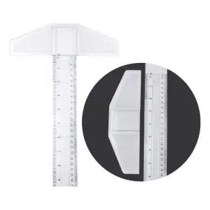 고품질 티자 제도용 도면그리기 실습용 T자 35cm 1P 목공자 도면자 (WFKIJ99)