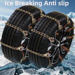 직물 스노우체인 자동차 미끄럼 방지 체인 SUV 소형차 오프로드 차량용 눈길 타이어 진흙 눈 두꺼운 손상