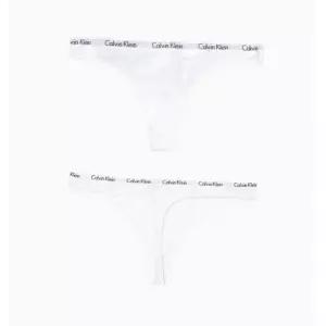 [Calvin Klein]UNDERWEAR 캘빈클라인 CK 여성 코튼 티팬티 T팬티 통팬티 화이트 698021