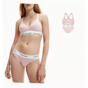 [Calvin Klein]UNDERWEAR CK 캘빈클라인 여성 고정패드 모달 브라렛 팬티 세트 3칼라 697999