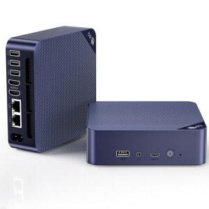 Beelink EQ14 미니 PC, 인텔 13th 트윈 레이크-N150(최대 3.6GHz, 업그레이드된 N100), 16GB DDR4 RAM 500GB M.2 SSD, 듀얼 LAN 미니 데스크톱 컴퓨터 지원 4K@60Hz 듀얼 디스플레이 / WiFi 6 / BT 5.2 가정/사무실