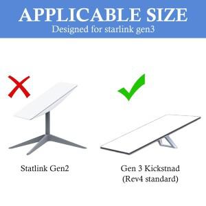 로니식 Starlink Gen 3 지붕 폴 마운트 스탠드 용 파이프 어댑터 V3 표준 접시 원형 장착 키트 액세서리