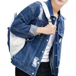 패션 남성 손가방 간절기 데일리 청자켓 점퍼 WFLQVL4