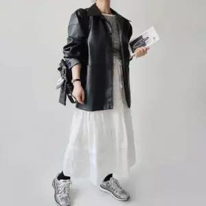 라이더자켓 블랙 가을자켓 바이크자켓 여유핏 WFLQVQL