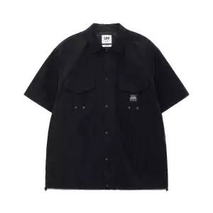 [LEE]투포켓 나일론 반팔 셔츠 블랙 LE2502SS06BK 699876