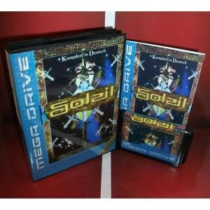 Sega Mega Drive/ Genesis용 소매 상자 및 설명서가 포함된 Soleil 16비트 MD 게임 카드