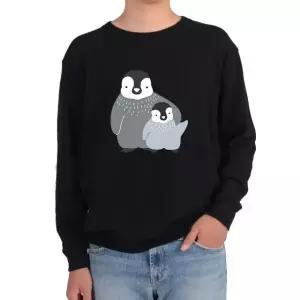 기모맨투맨 펭귄가족 penguin 남극동물그림 다양한색상 전사이즈 (WFKIX1D)