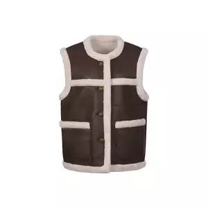 [하프클럽/코인코즈]코인코즈 무스탕 베스트_DM4WV126