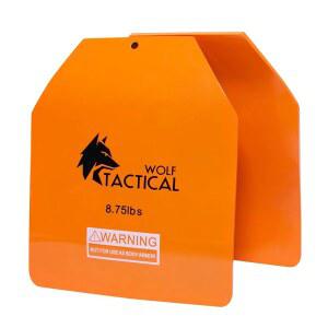 WOLF 택티컬 커브드 웨이트 조끼 플레이트 u2013 5.75 / 8.75 14.5LB 페어 컨투어 인체공학적 핏 WODs, 근력 훈련, 달리기, 중운동