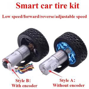 JGA25-370 DC 기어드 전동  인코더 속도 측정 코드 디스크  고출력 대형 토크  밸런스 트롤리 스마트 카 키