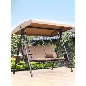 3인 스윙체어 팬션 야외 의자 제품 흔들의자 그네 정원 벤치 캐노피