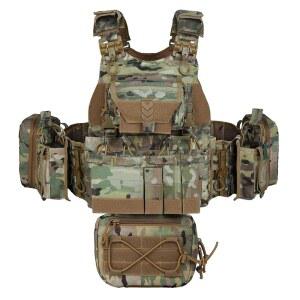 야케다 야외 트레이닝 조끼와 PALS 시스템 다기능 MOLLE 퀵 릴리스 조끼 - 하이킹, 캠핑 트레이닝용