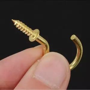 튼튼한 고리못 나사고리 후크 행거 천장걸이 몰딩 나무벽