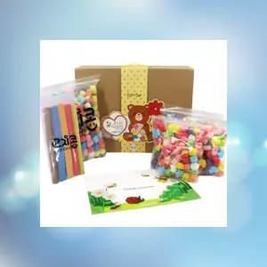 창의력 미술교구 수성접착 만들기재료 어린이집 유아 체험 학습