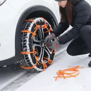 비상용 간편설치 스노우체인 눈길 미끄럼방지 벨트형