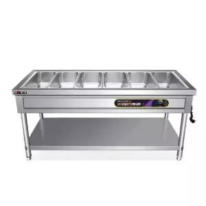 6구반찬냉장고 온장고 보온 식당 반찬 식재료 셀프바