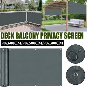 그로밋 방수 파고라 발코니 프라이버시 커버 캐노피 타포린  파티오 펜싱 야외 정원 뒤뜰 수영장용 차양막