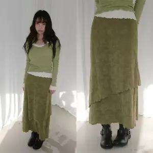 [모코블링]플라워 캉캉 롱스커트 밴딩스커트 플라워스커트 캉캉스커트 롱스커트 데이트룩