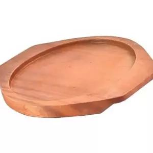 돌불판용 721OHS71 목판받침대 후라이팬꽂이 후라이팬정리대 프