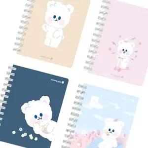 좌철 미니 수첩 디자인랜덤 메모 스프링 사무용 (KYR-WFJKA6Z)