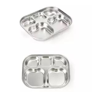 스텐 955XFV30 304 유치원 어린이 식판 23.3x17.5x3.3cm 8호