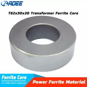 호환  T62x30x20 큰 크기 고전력 Ui2300 변압기를 주문 권선 특별한 까만 연약한 Mn-Zn 페라이트 코어