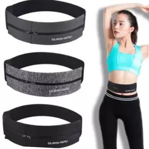 운동 벨트 스포츠용 야간 아웃도어 운동 허리띠 주머니 조절형 방수 탄성 야광 러닝 지퍼 야외 활동