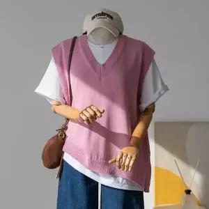 (안나앤플러스) 버니스 니트 베스트[베스트DQ213] 빅사이즈