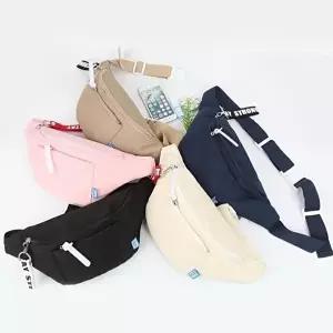 소프트 트렌디 힙색 슬링백 여행 캠핑 등산 보조가방-WFHTTI0