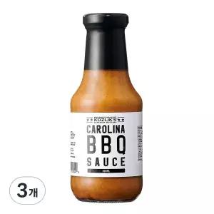 코즐릭스 캐로리나 비비큐 소스 300ml 3개
