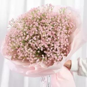 안개꽃 입학식 실크플라워 식탁 인테리어 꽃다발 조화 졸업식 거실 장식